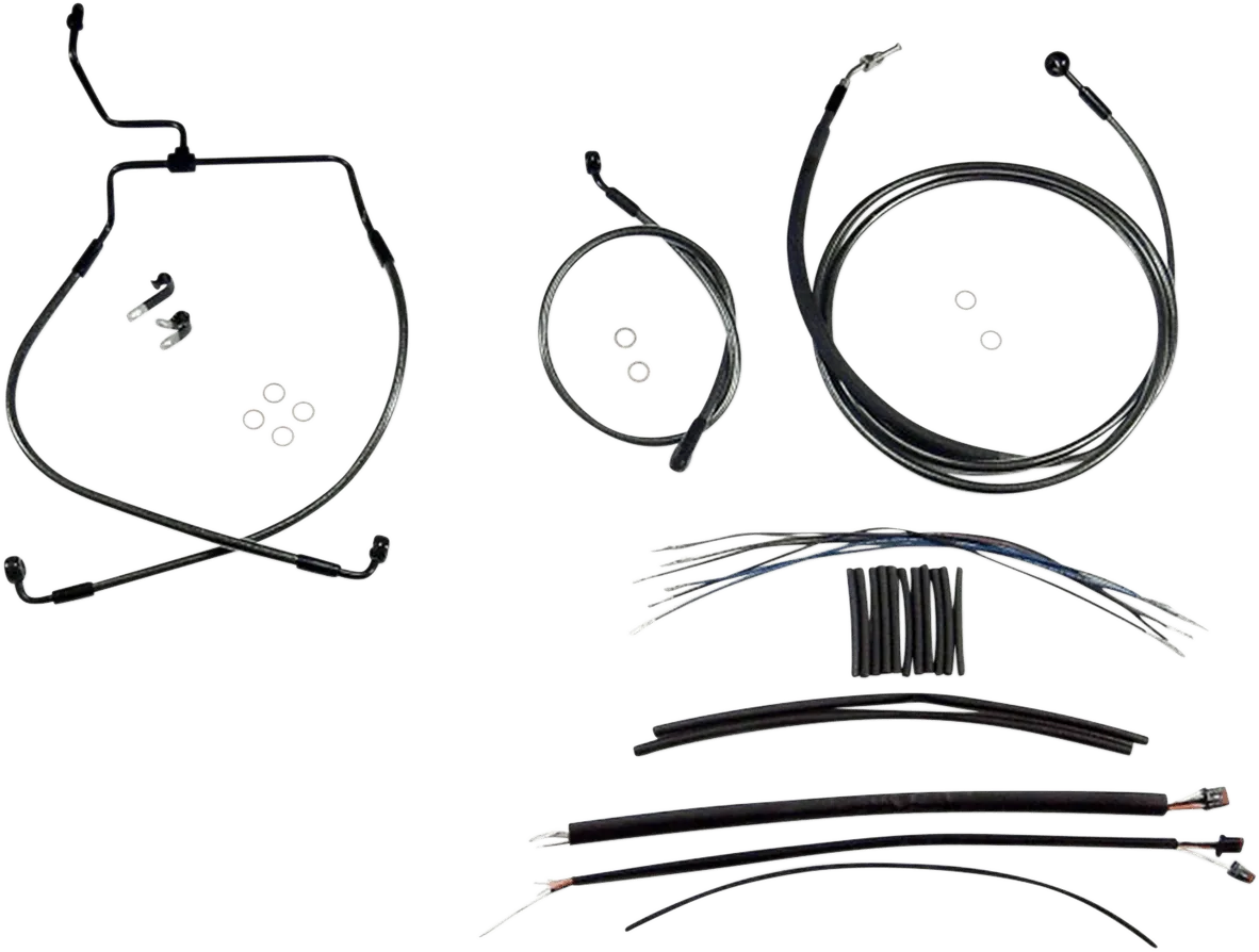 Magnum 487831 Black Pearl Handlebar Installation Kit for 12-14in. Ape
