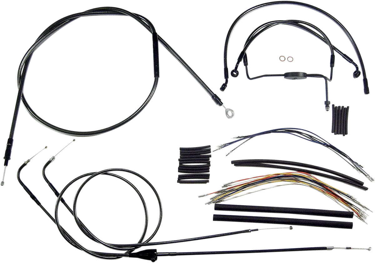 Magnum 487893 Black Pearl Handlebar Installation Kit for 18-20in. Ape