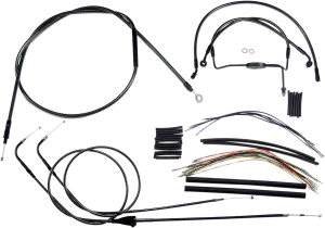 Magnum 487893 Black Pearl Handlebar Installation Kit for 18-20in. Ape