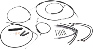 Magnum 489142 Black Vinyl XR Handlebar Installation Kit for 15-17in. Ape