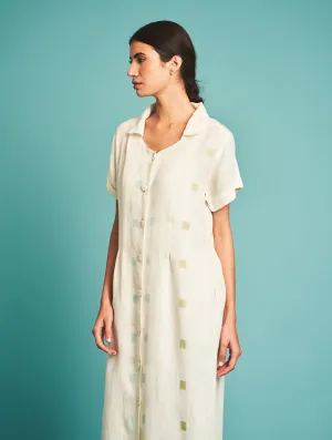 Manan   I   Kita Jamdani Linen Dress  Jamdani Collections