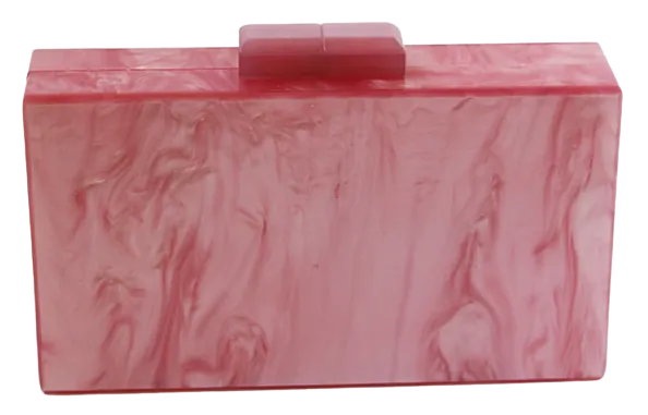 Marbled Pearl Box Clutch