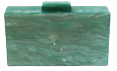 Marbled Pearl Box Clutch