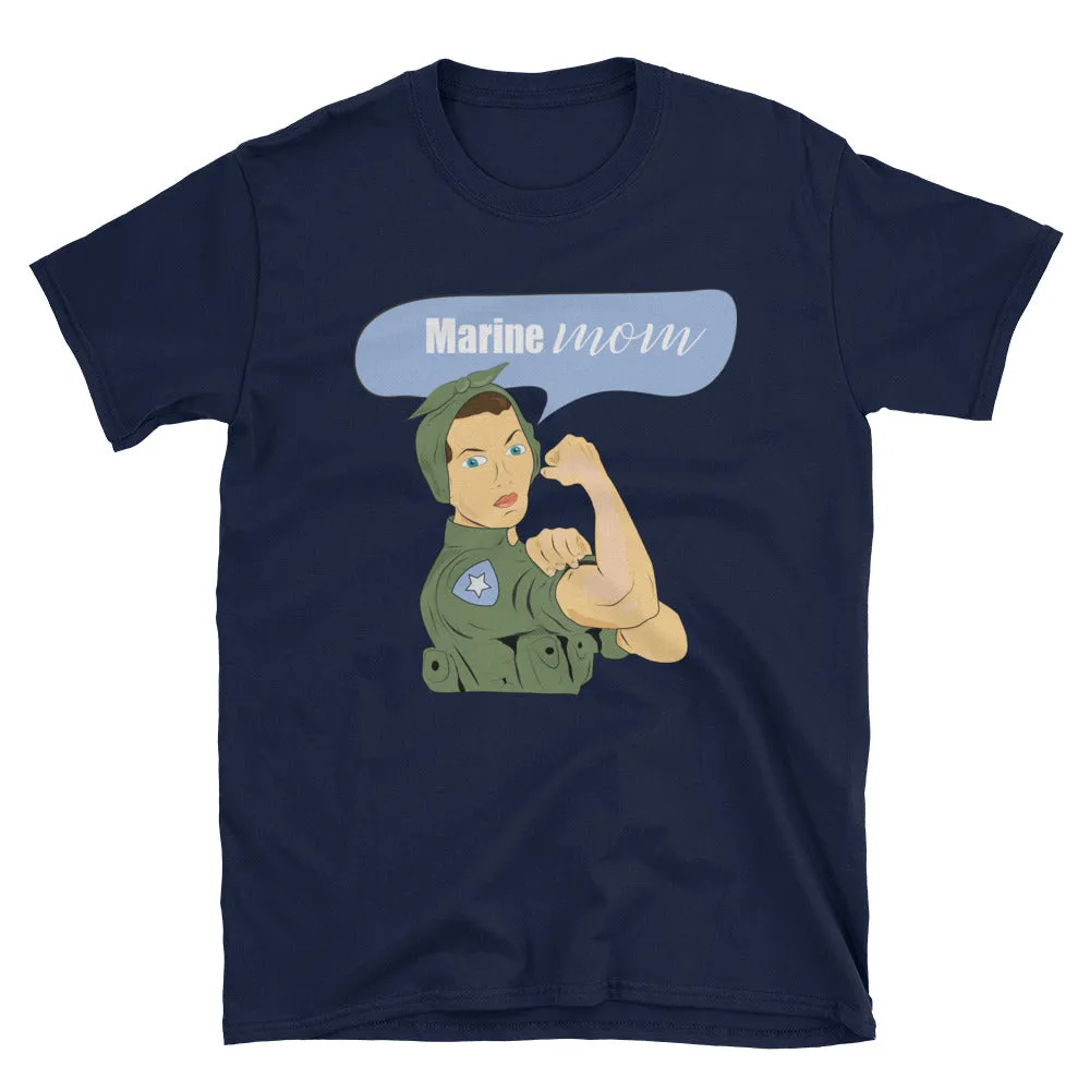 Marine Mom T Shirt Navy Mother's Day Gift Idea T Shirt for Mom