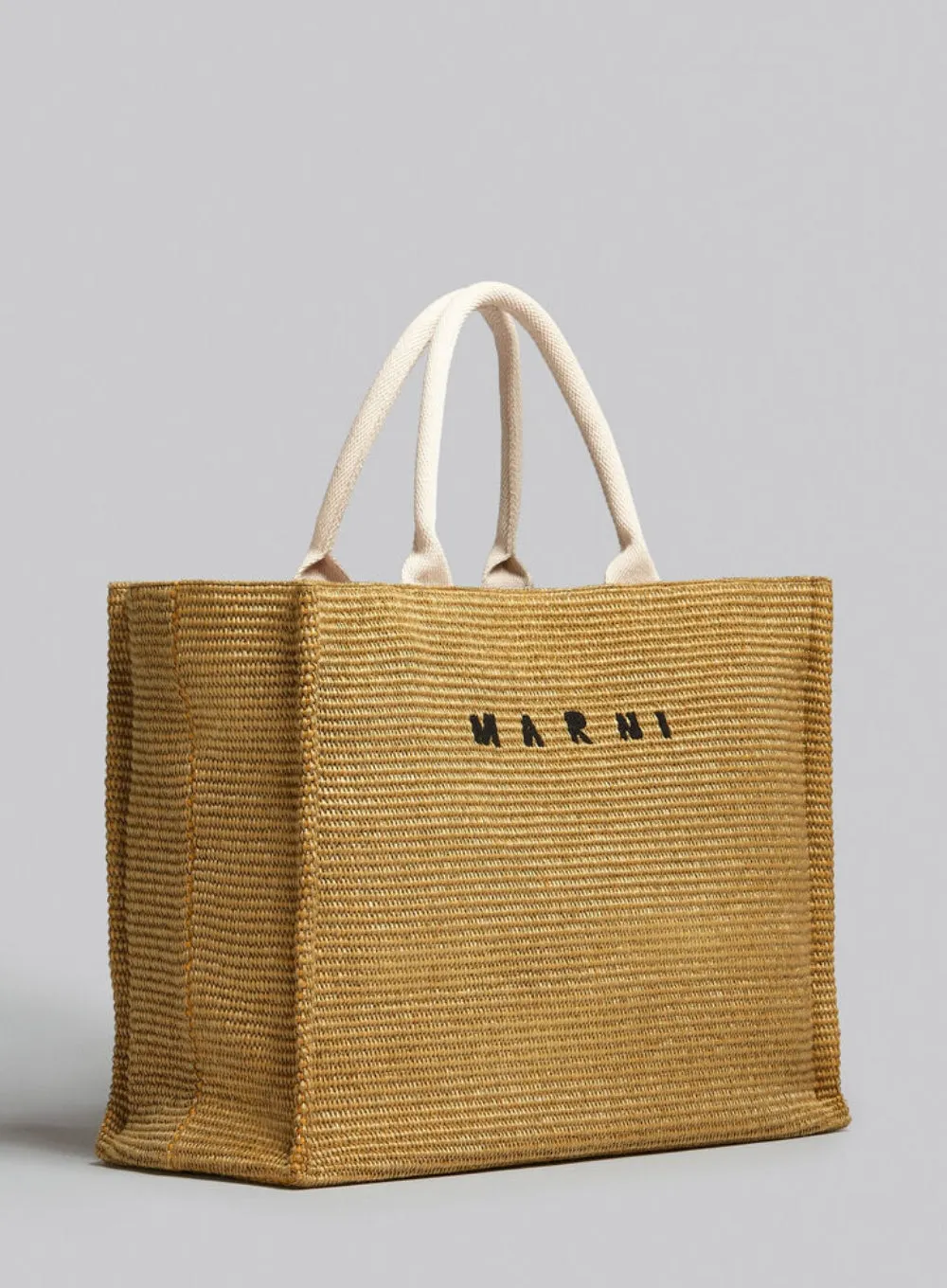 MARNI | Large Raffia Basket Tote