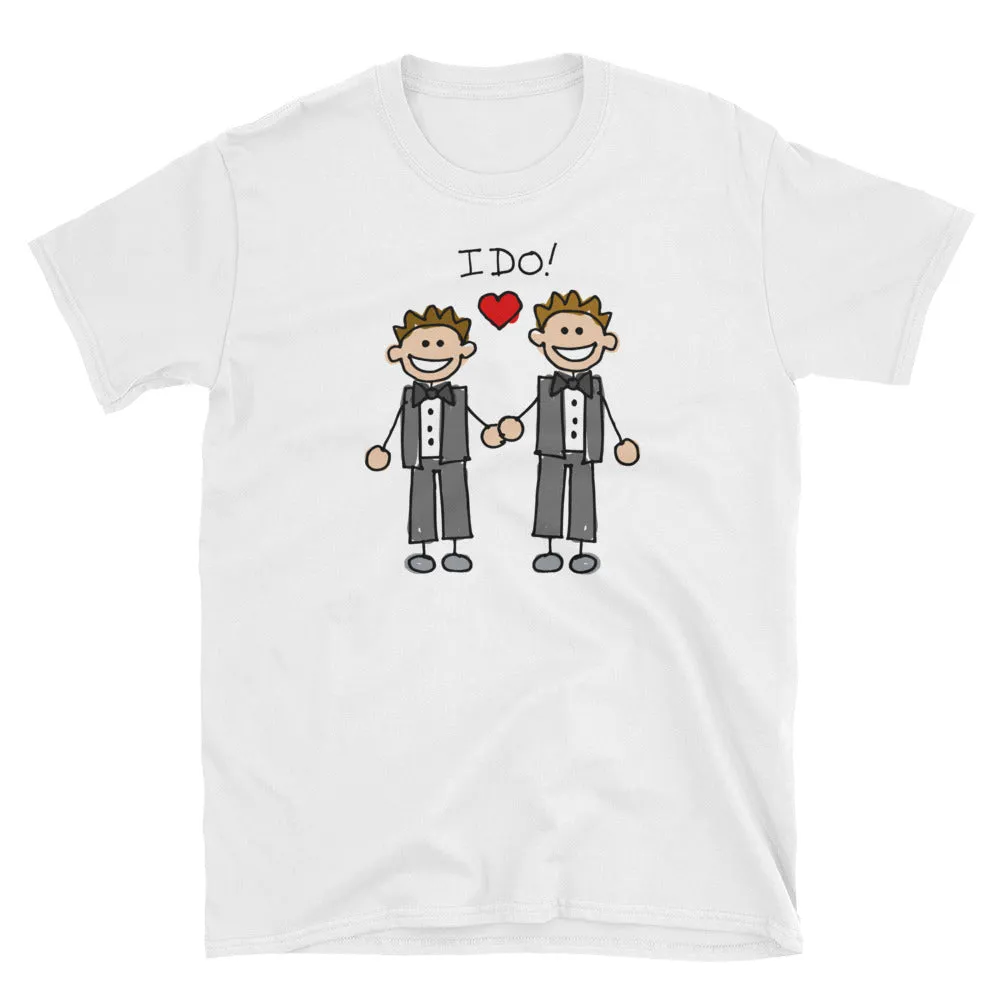 Marriage Equality Pride T Shirt  White Color Gay Marriage Male-Fit T Shirt