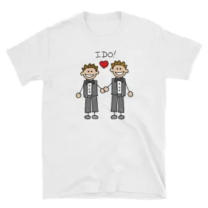 Marriage Equality Pride T Shirt  White Color Gay Marriage Male-Fit T Shirt