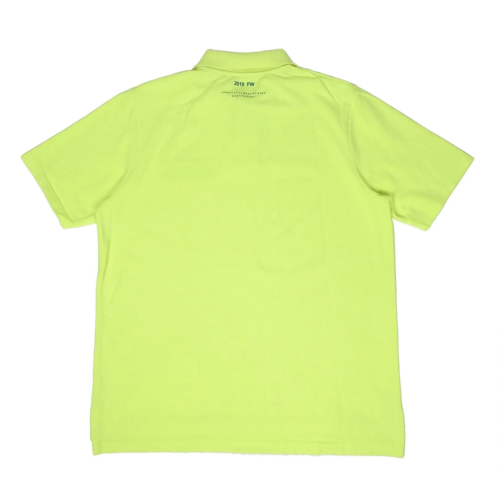 Martine Rose AW'19 Neon Polo Size Large