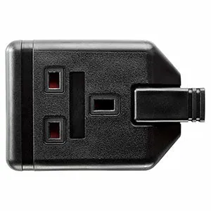 Masterplug EXS1315B 1 Socket 5m 13A Heavy Duty Extension Lead Black