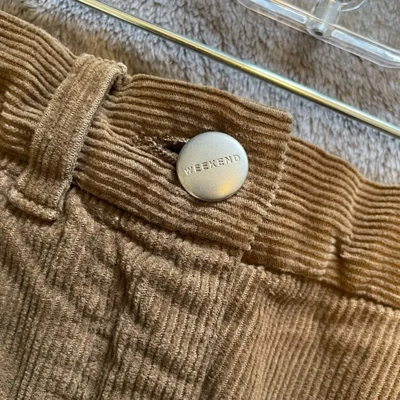 Max Mara Weekend Line Brown Corduroy Skirt