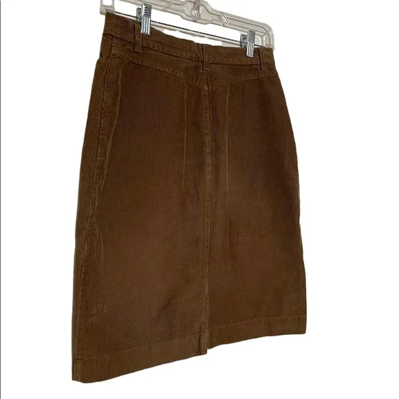 Max Mara Weekend Line Brown Corduroy Skirt