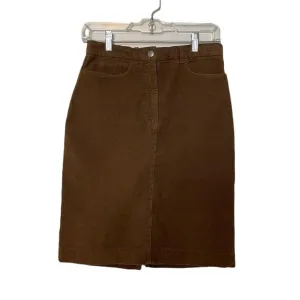 Max Mara Weekend Line Brown Corduroy Skirt