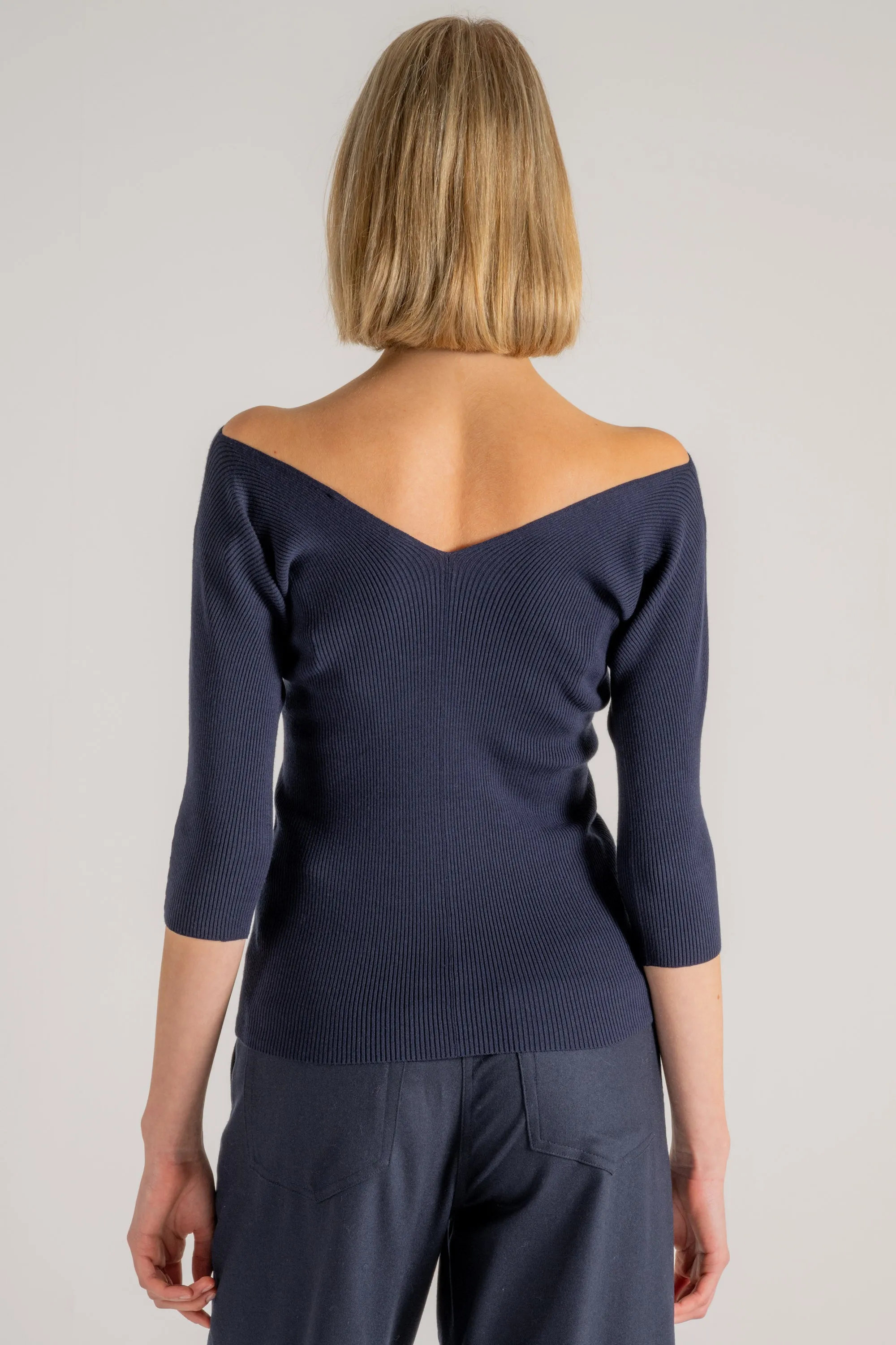 Max Mara Weekend Maglia Blu Donna