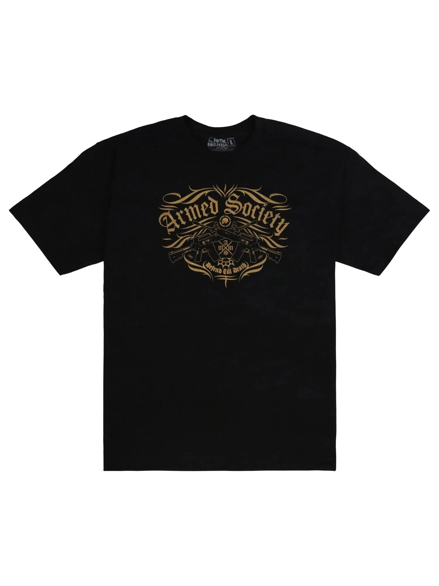Metal Mulisha Men's Defend Till Death Short Sleeve T-shirt