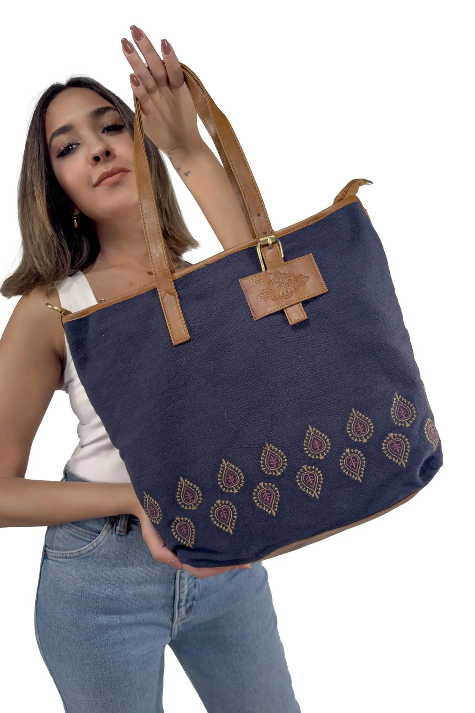 Midnight Blossom Amira Handbag