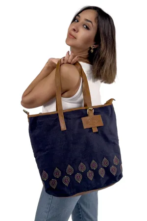 Midnight Blossom Amira Handbag