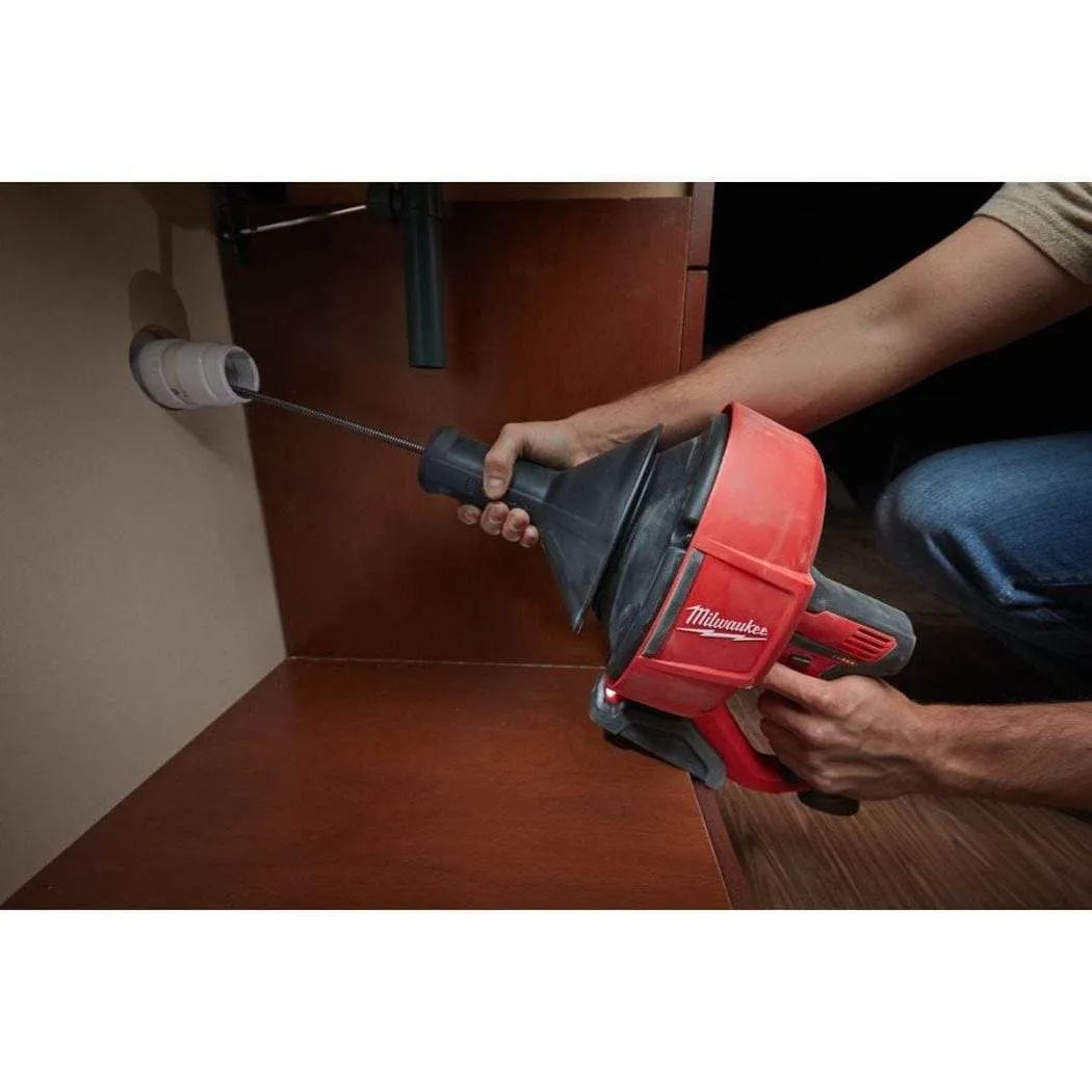 Milwaukee M12™ Cordless 6mm Compact Drain Cleaner 12V - M12 BDC6-202C
