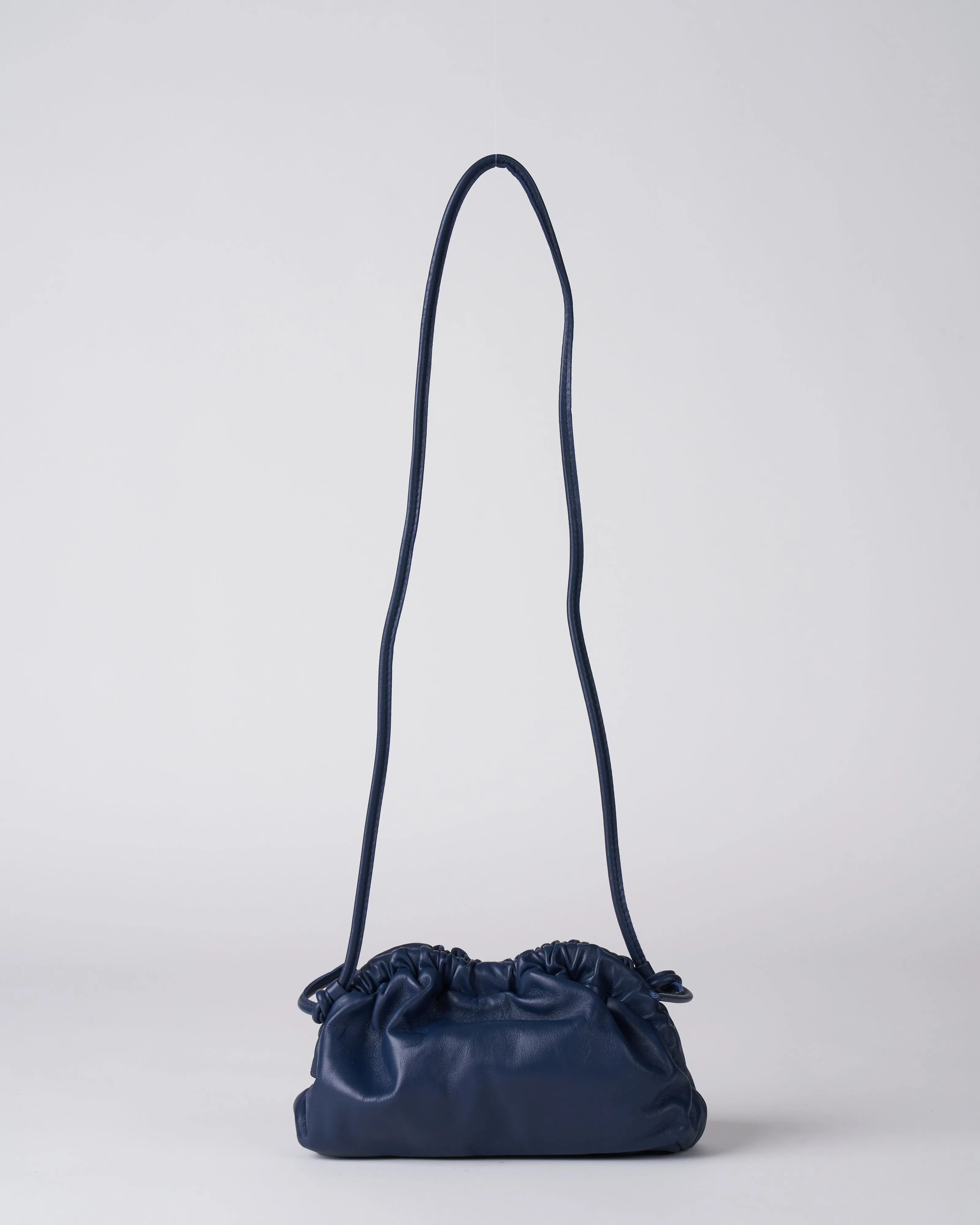 mini cloud clutch - blue