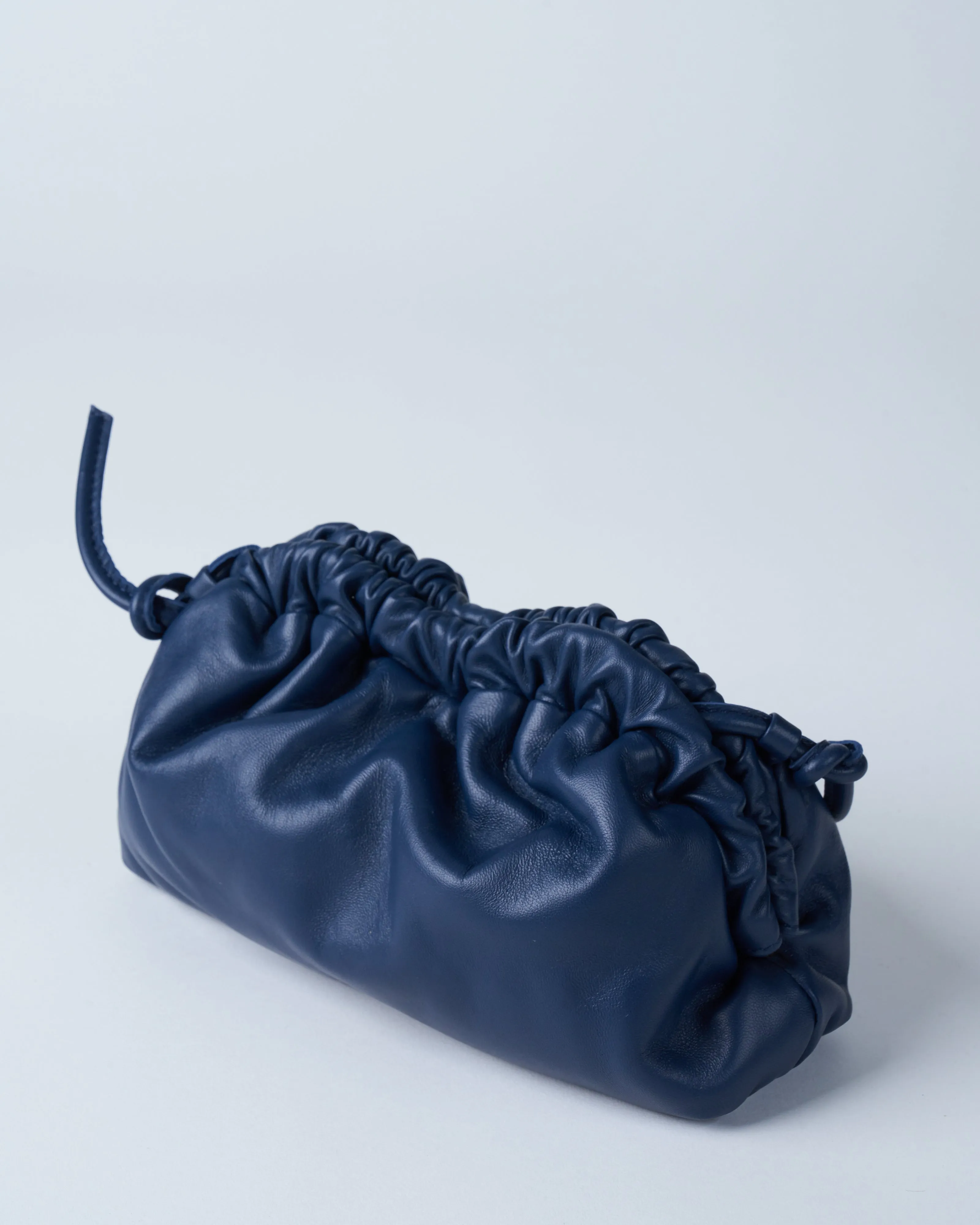 mini cloud clutch - blue