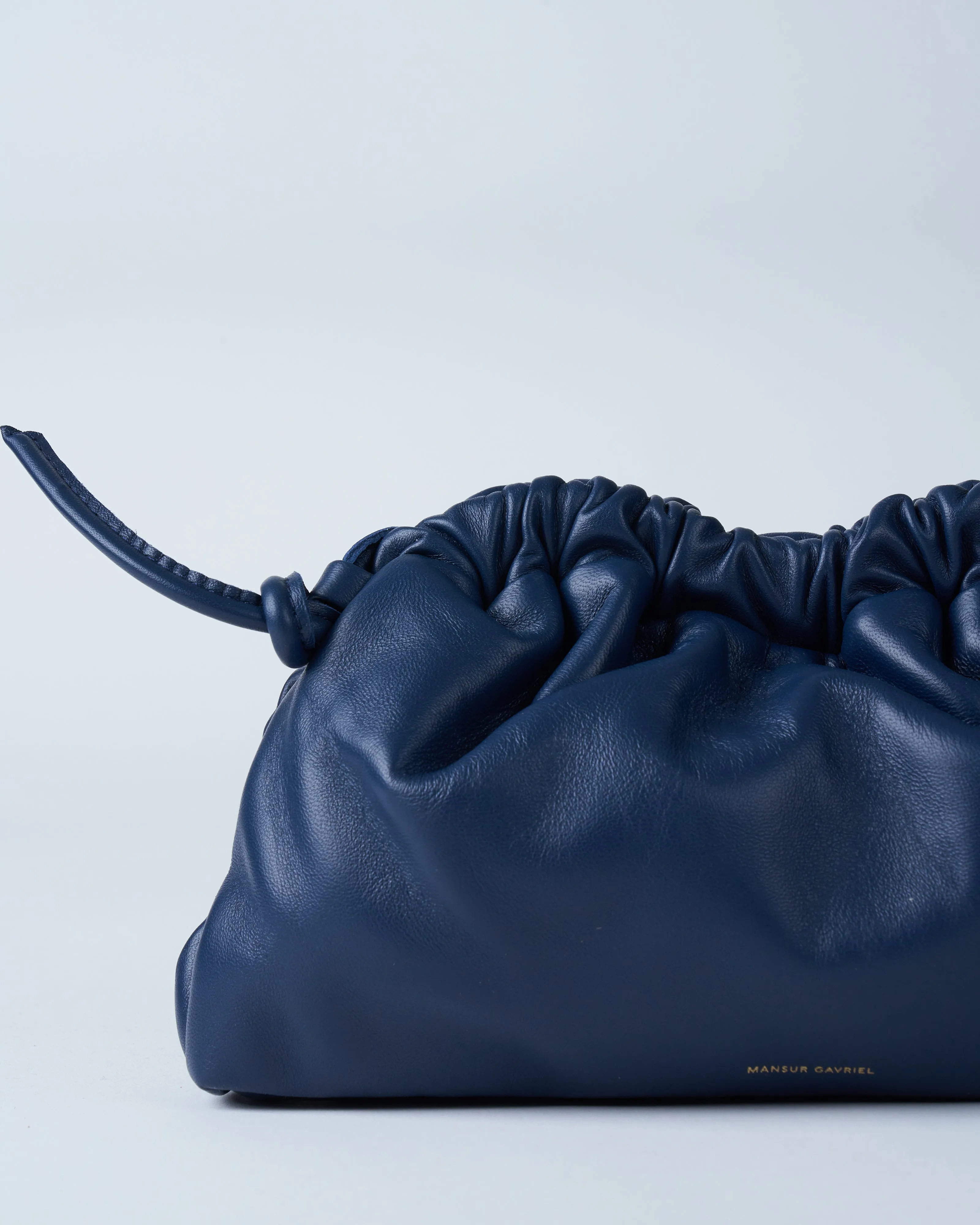 mini cloud clutch - blue