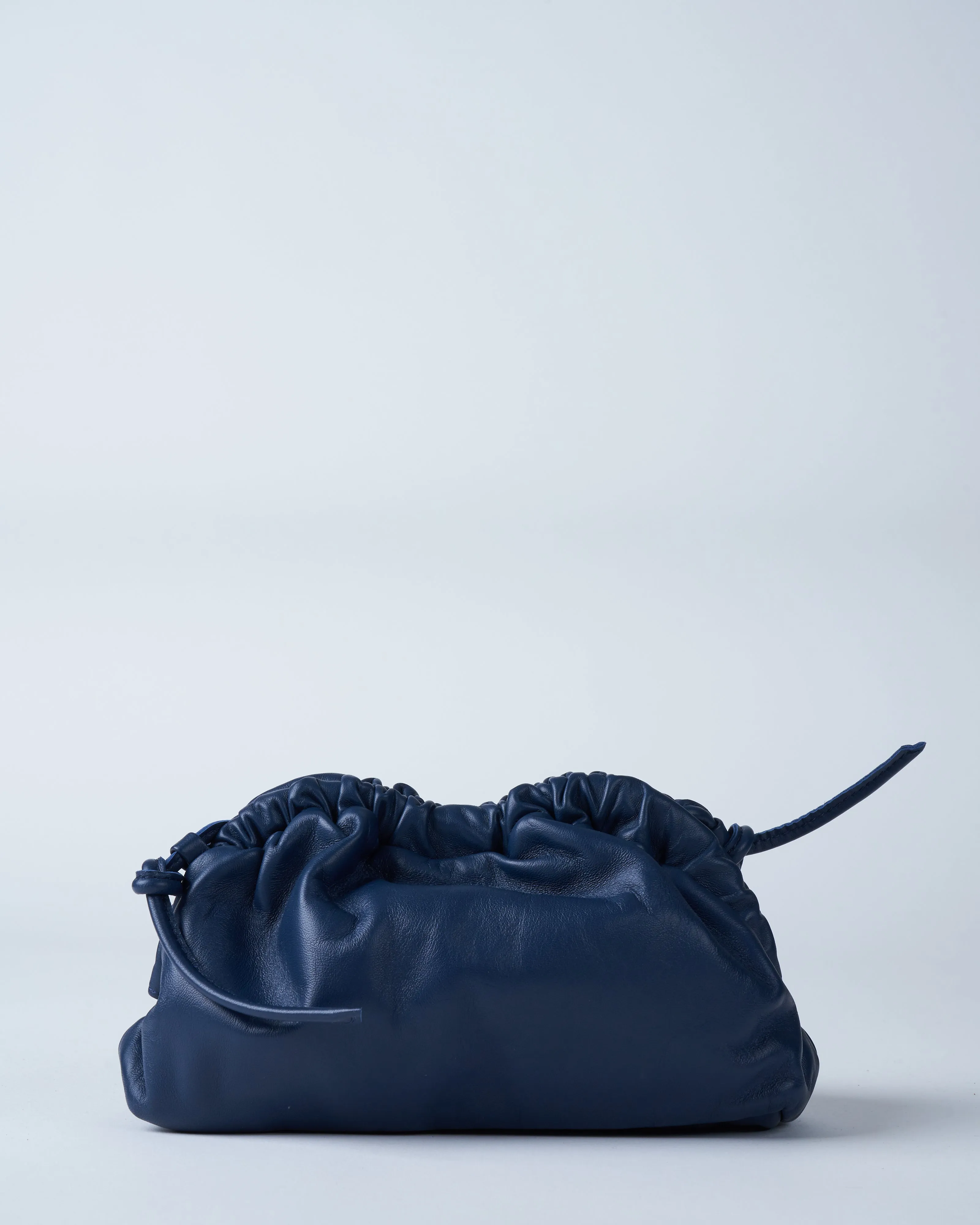 mini cloud clutch - blue