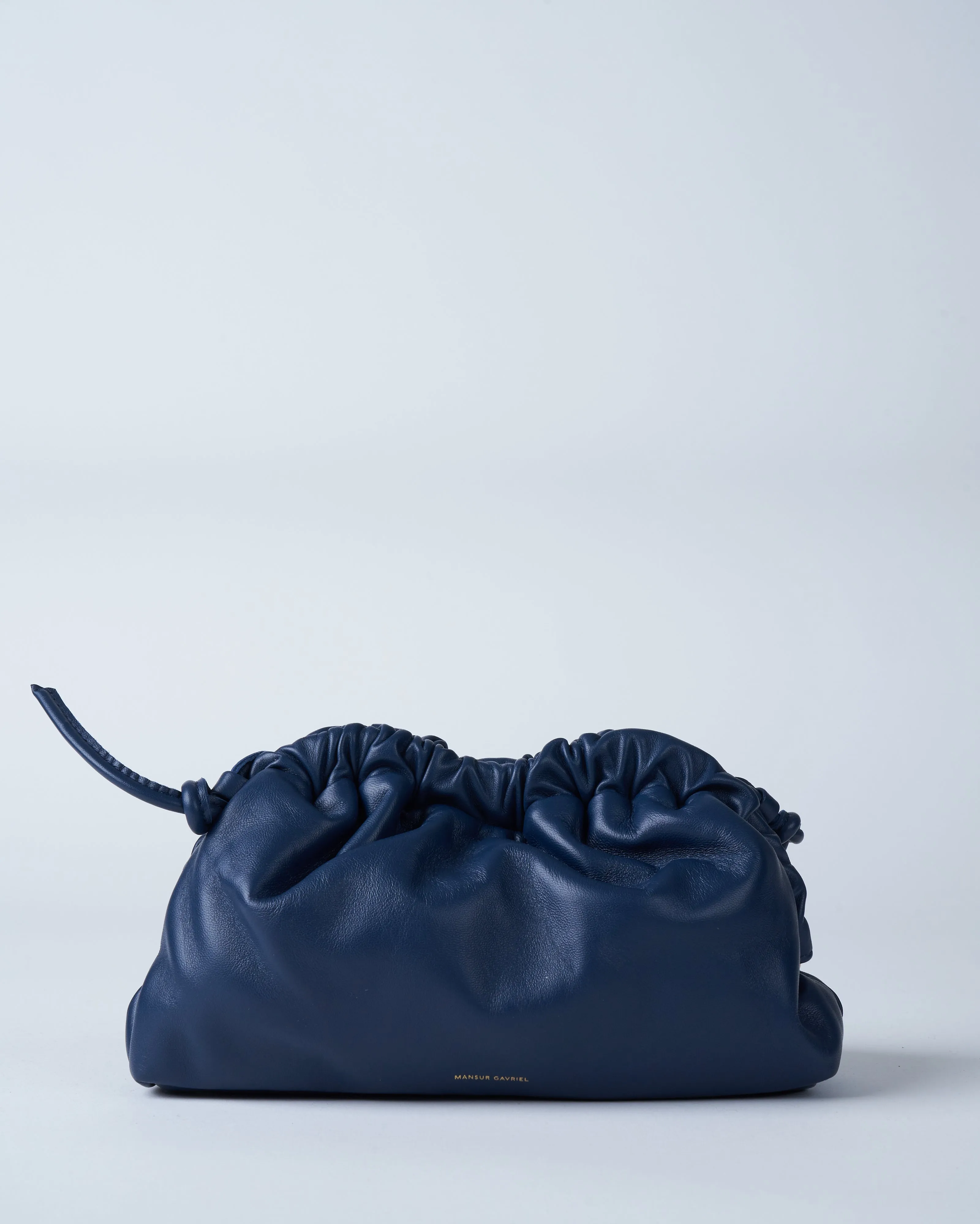 mini cloud clutch - blue