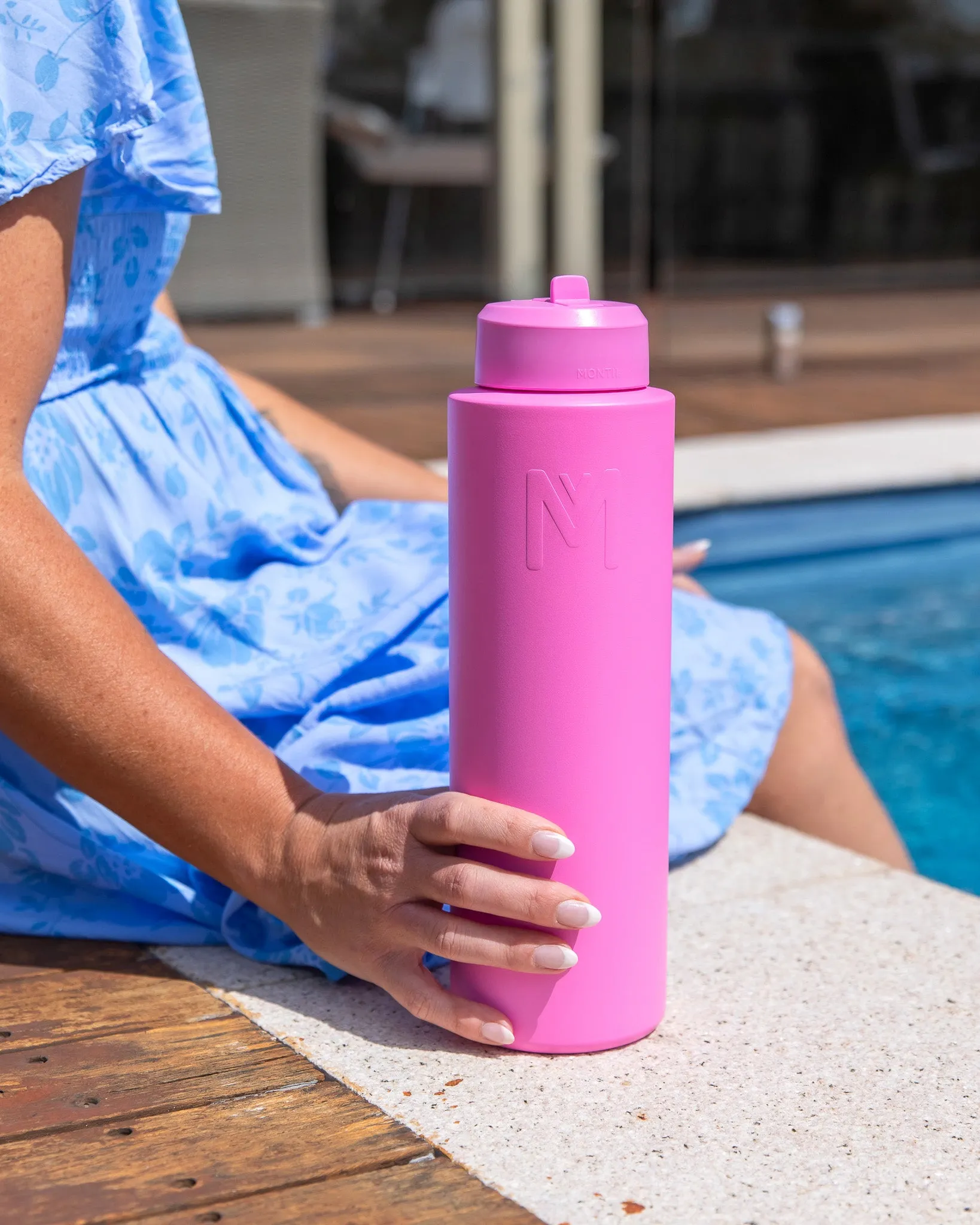 MontiiCo Fusion Sipper Lid Drink Bottle | Calypso - 1.5lt