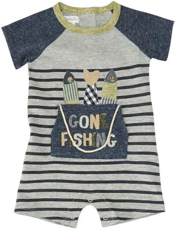 Mud Pie Fishing Bucket Shortall