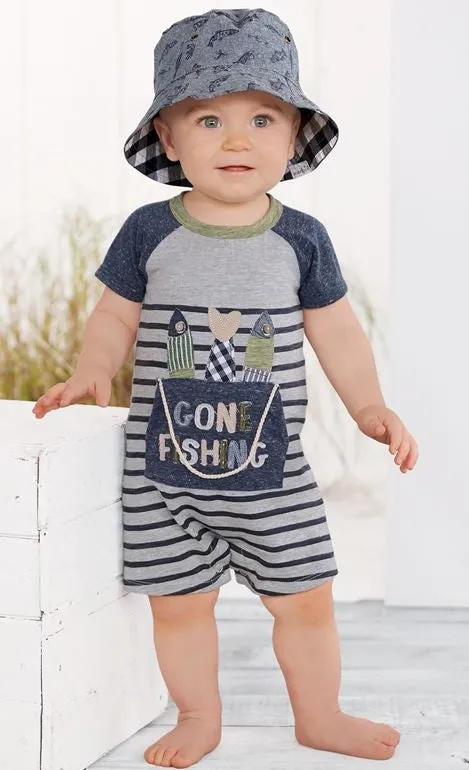 Mud Pie Fishing Bucket Shortall