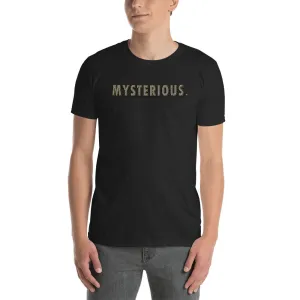 Mysterious T-Shirt Black Mysterious Man T Shirt for Men