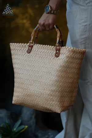 Naturalle Jute Woven Handbag