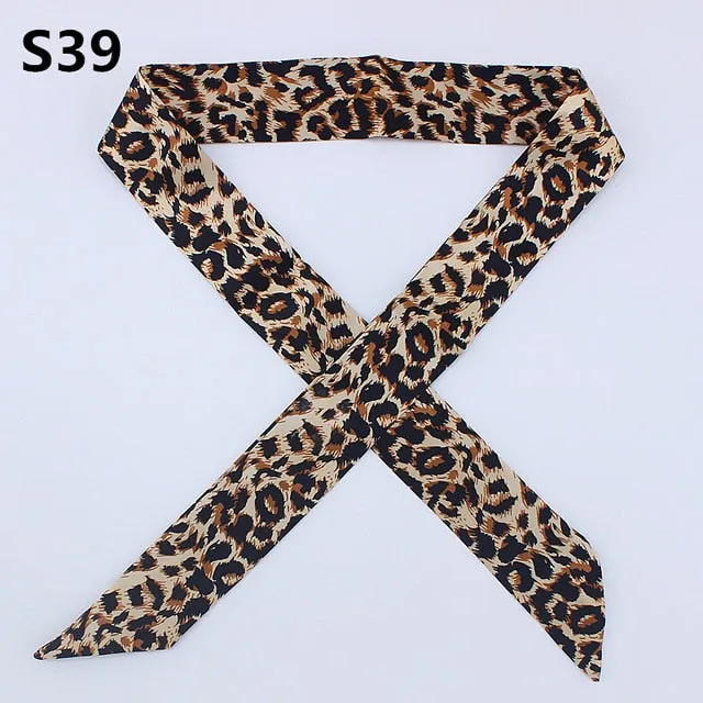 Neckerchief Scarf - Hairband Handbag Handle Ribbon for Women Girls Decoration