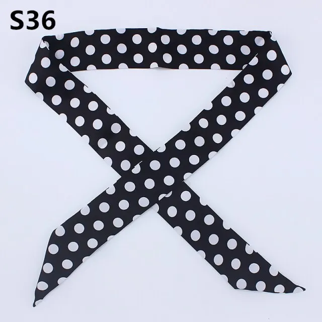Neckerchief Scarf - Hairband Handbag Handle Ribbon for Women Girls Decoration