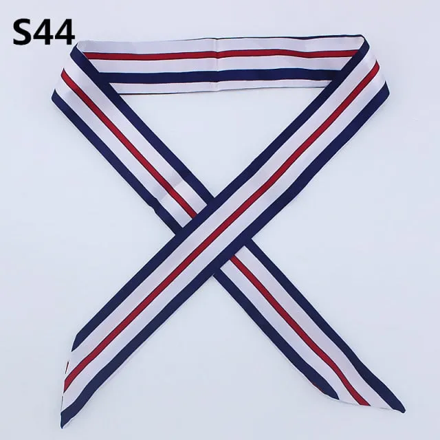 Neckerchief Scarf - Hairband Handbag Handle Ribbon for Women Girls Decoration