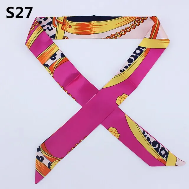 Neckerchief Scarf - Hairband Handbag Handle Ribbon for Women Girls Decoration
