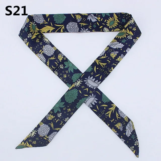 Neckerchief Scarf - Hairband Handbag Handle Ribbon for Women Girls Decoration