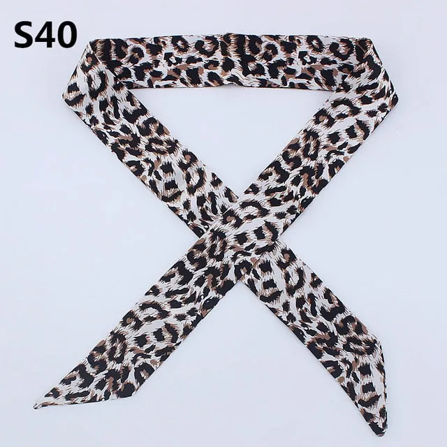 Neckerchief Scarf - Hairband Handbag Handle Ribbon for Women Girls Decoration