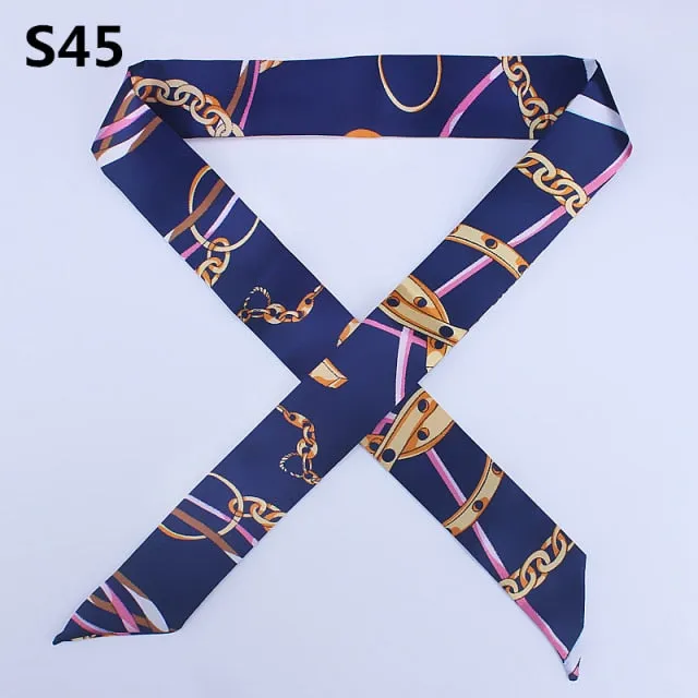Neckerchief Scarf - Hairband Handbag Handle Ribbon for Women Girls Decoration