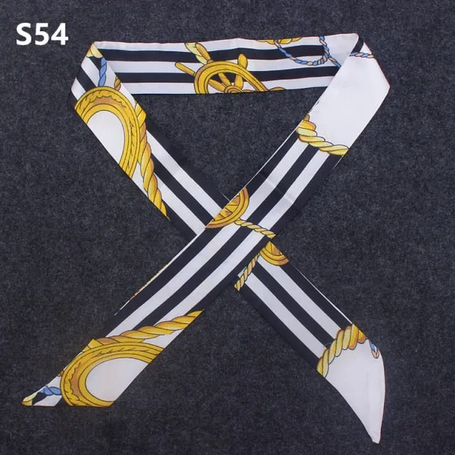 Neckerchief Scarf - Hairband Handbag Handle Ribbon for Women Girls Decoration