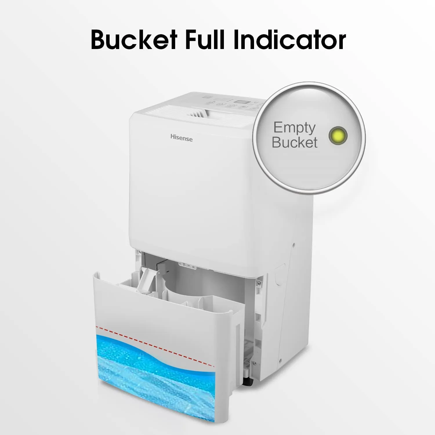 New Hisense 4500 Sq.Ft 50 Pint Dehumidifier for Home, Compact size and Quiet Dehumidifier, Energy Star, White! Retails $290 