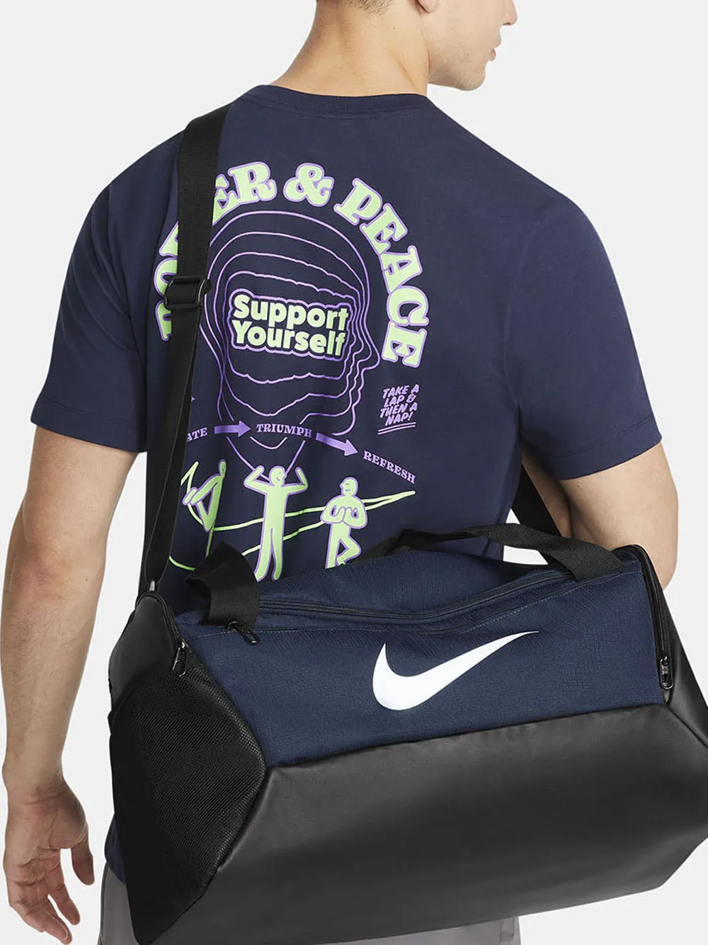 Nike Brasilia Training Duffel Bag - Midnight Blue