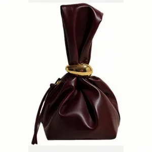 Nneka Inspired Vegan Leather Top Handle Handbag