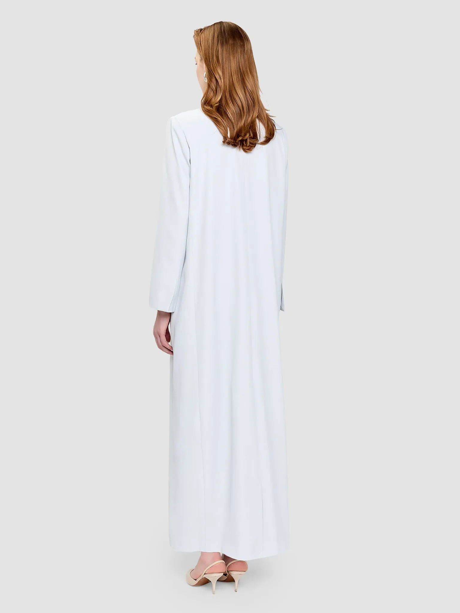 Noura Long Blazer - Cloud Blue