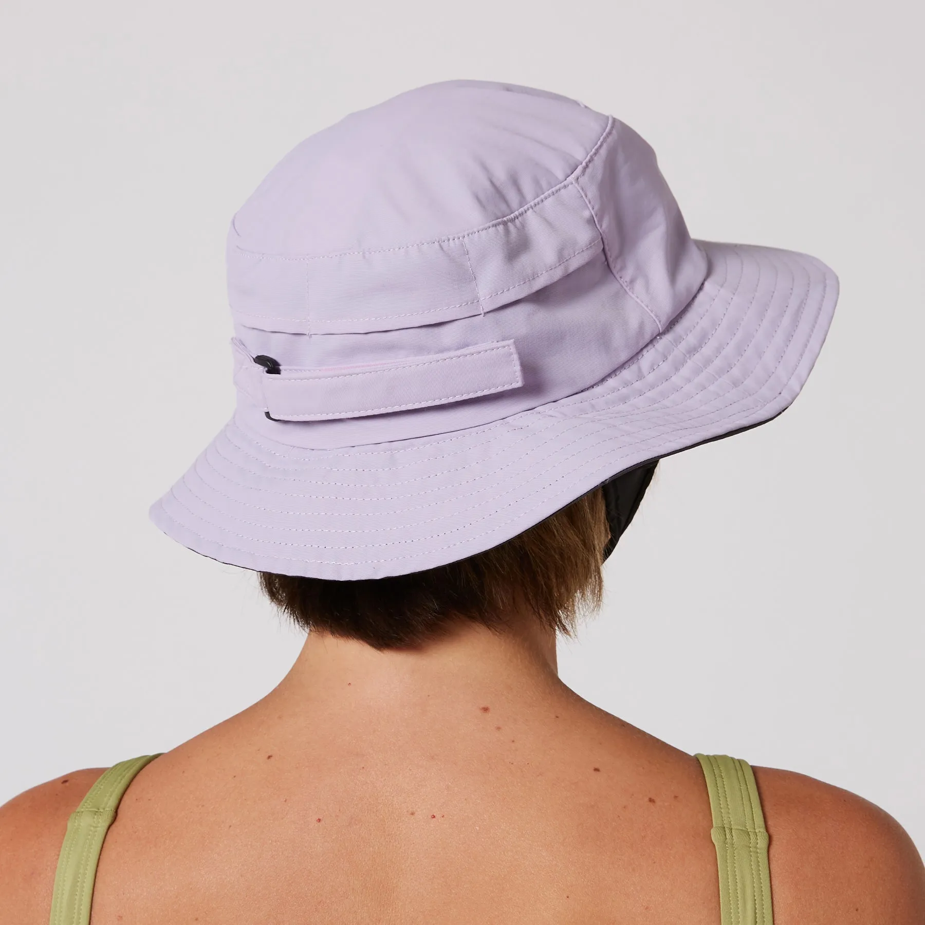 OCEAN AND EARTH Indo Stiff Peak surf hat - Pale Lilac