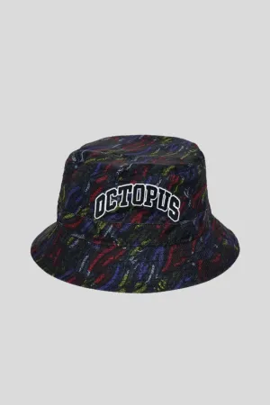 Octopus Deco Bucket - Black