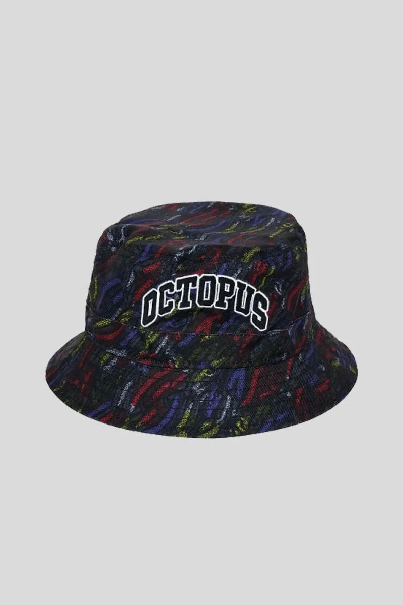 Octopus Deco Bucket - Black