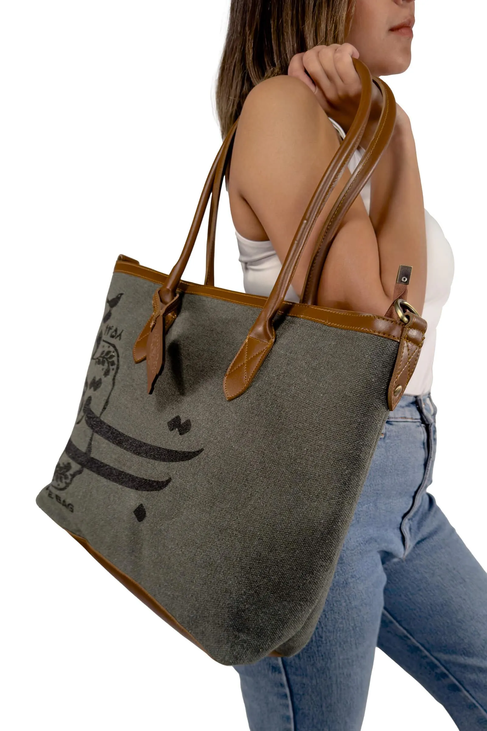 Olive Green Noor Handbag