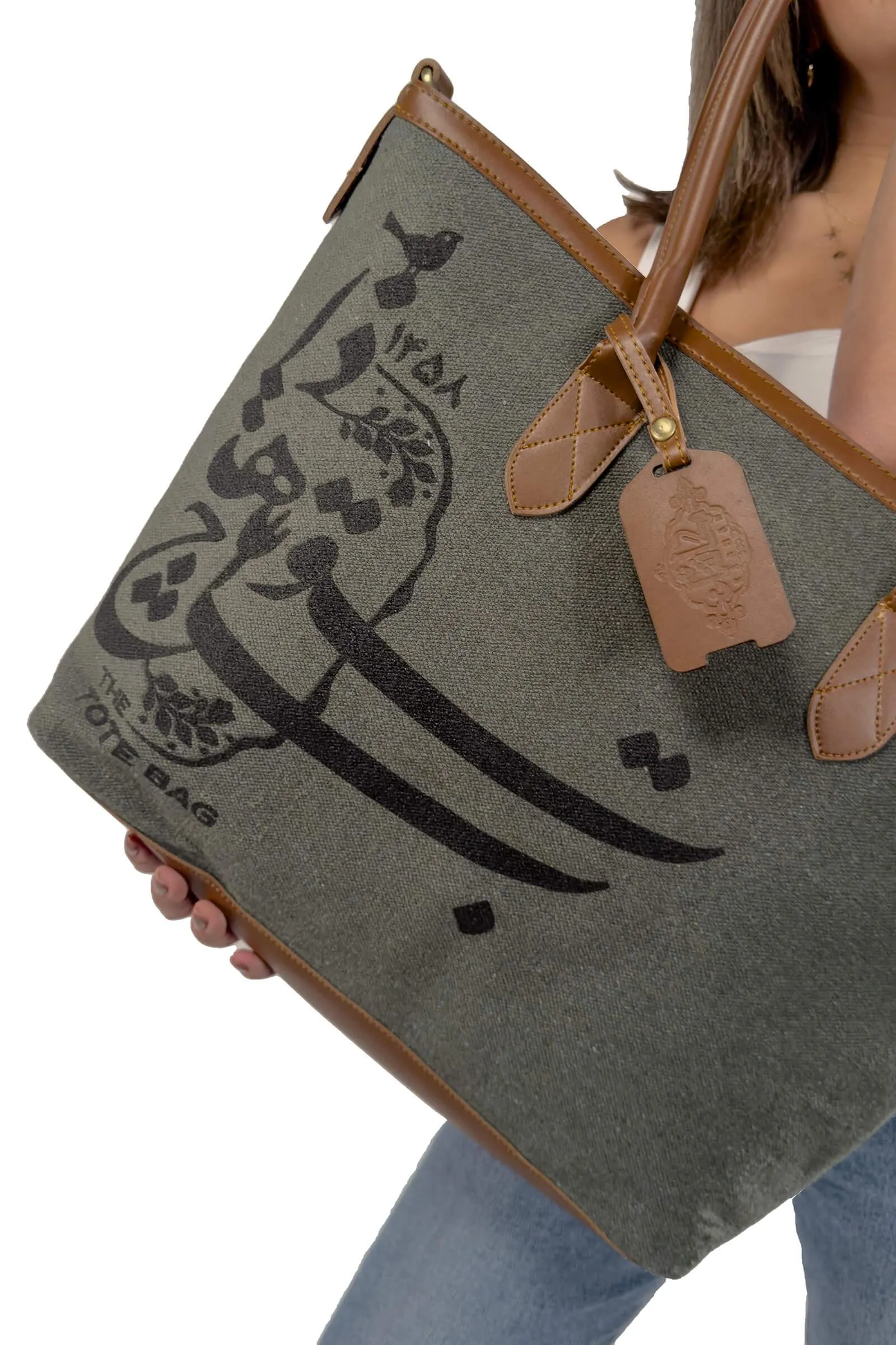 Olive Green Noor Handbag