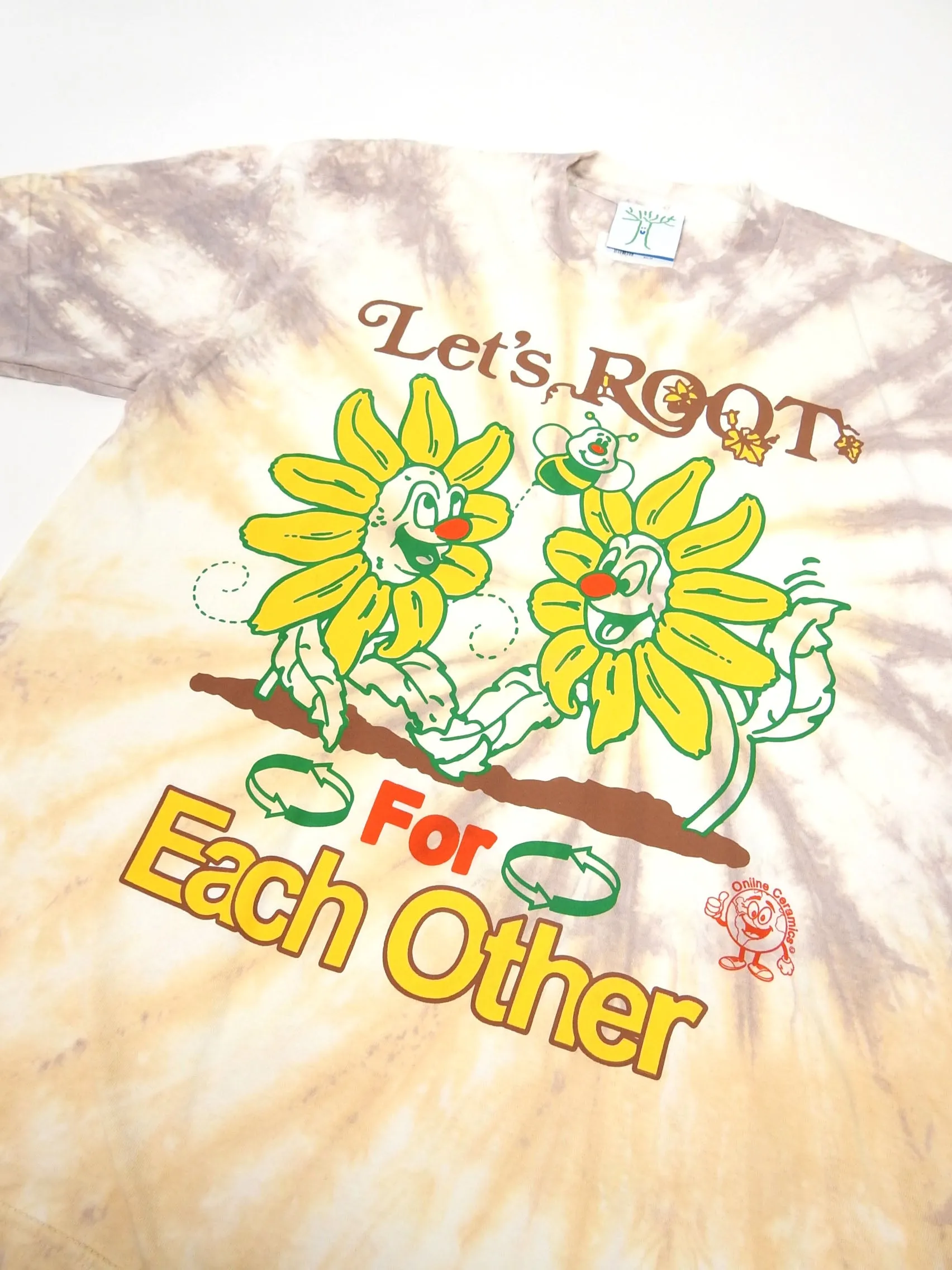 Online Ceramics Let's Root For Each Other T-Shirt Size Large