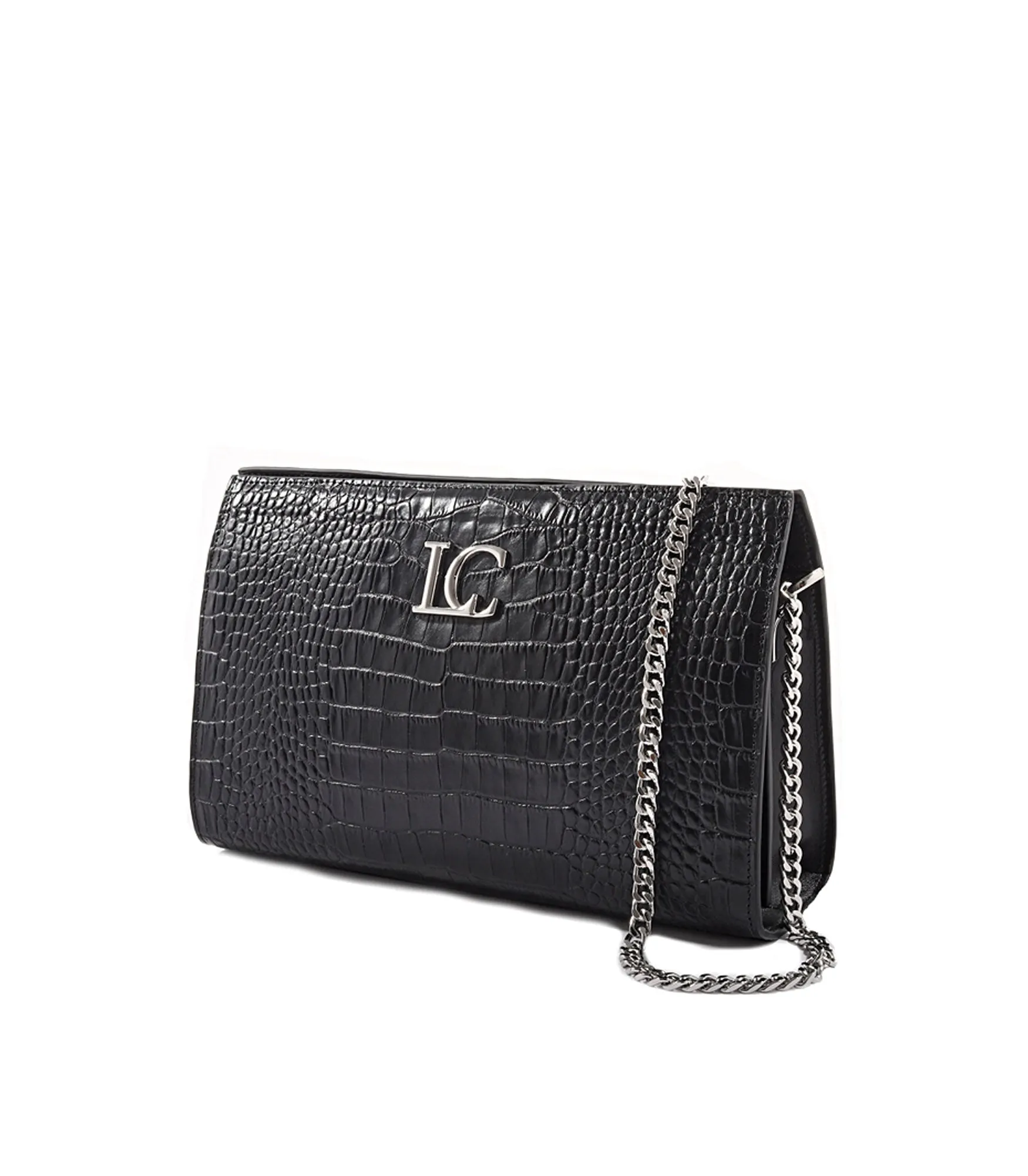 Ophelia Continental Clutch Cocco - Black